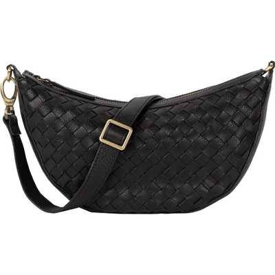 Kabelka Leo Black Woven