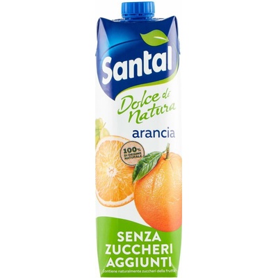 Santal pomarančový džús bez cukru 1 l