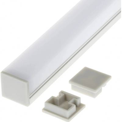 Koncovka LED profilu N8H - Plná TL-09655