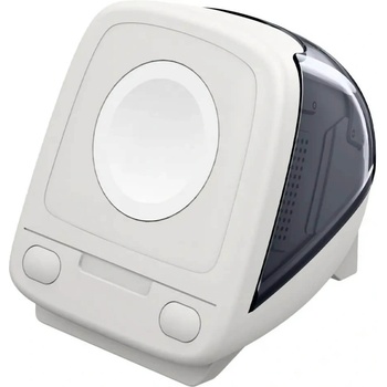 Spigen Силиконова винтидж поставка с формата на iMac G3 за Apple Watch 42мм, 44мм, 45мм, 46мм, Ultra 49мм - Spigen Classic C1 Apple Watch Silicone Stand (черен) (SPN16794)