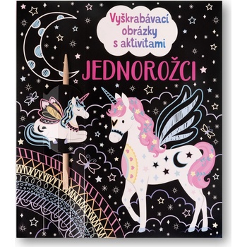 Vyškrabávací obrázky s aktivitami Jednorožci