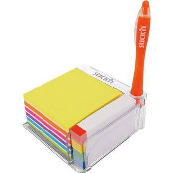 Stick`n Stick'n Самозалепващи се листчета и индекси, цветни, с прозр (1060140010)