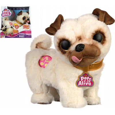 ZURU PETS ALIVE TANCUJÚCI PES MOPS PLYŠOVÝ PUG