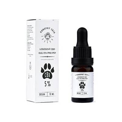 Konopný Táta Lososové CBD kvapky pre psov 5% 10 ml