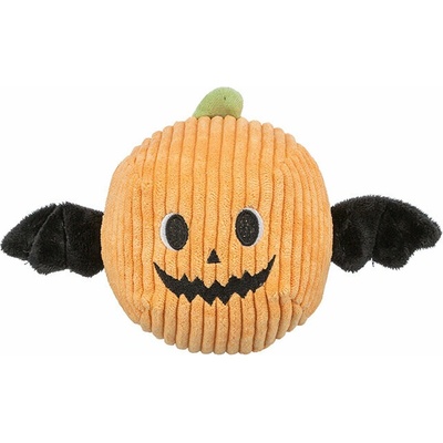 Trixie tekvicový netopier halloween plyšová so zvukom 10 cm