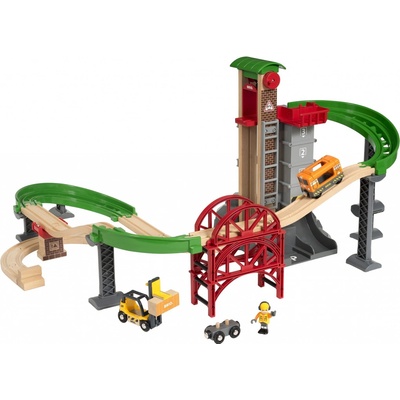 Brio World 33887 Sada Sklad se zvedacím a nakládacím zařízením