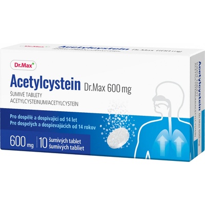 ACETYLCYSTEIN DR.MAX POR 600MG TBL EFF 10