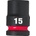Milwaukee Shockwave 1/2" 15mm 4932480309