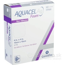 Aquacel foam Ag neadhesivní 10 x 10 cm 10 ks