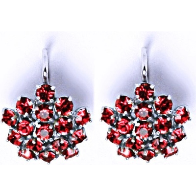 Čištín s krystaly Swarovski květy Light Siam NK 1342