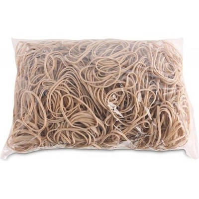 Gumičky Office Products 50mm 1kg prírodná farba