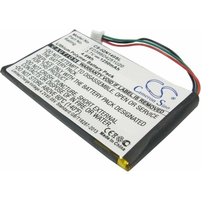 Batérie pre Garmin Nüvi 1490, 1490T, 1450, 1450T, 1400, Li-pol 3,7V 1250mAh