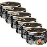 RAFI Super Rafi Cat Sterilised P&F Guinea fowl and Duck hearts 6 x 185 g