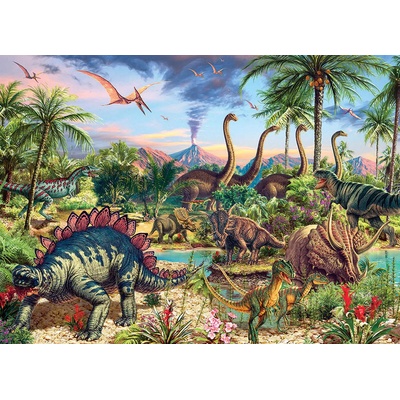 Cobble Hill - Puzzle Family Puzzle: Prehistoric Party 350 - 350 piese