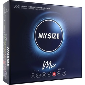 Image 1 of Презервативи, моят размер, 28 броя - My Size Mix 60mm (MSMIX06028)