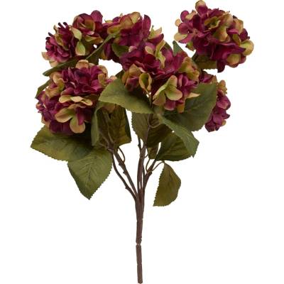 Atmosphera Umělý buket FRIA 5 hortenzií, výška 53 cm, fialový fialový