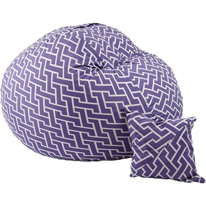 PUFRELAX Комплект Барбарон и декоративна възглавница, 450л. Matusalem, Zippity Purple, Перящ се калъф, Подходящ за деца, Пълнеж с микс от мемори пяна и дунапрен, Гама Premium (PUF-M-MP-PT-ZIP) - topmall