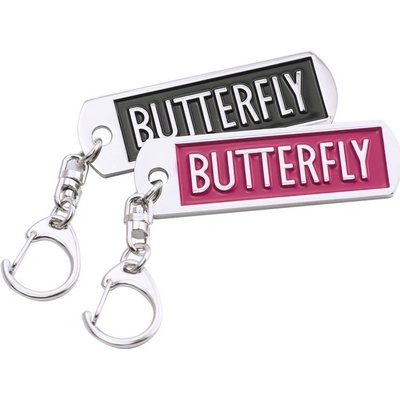 Přívěsek na klíče BUTTERFLY logo černá