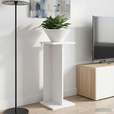vidaXL Стойка за растения 2 бр. Бяло 25 x 25, 5 x 60, 5 см (899659)