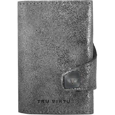 Tru Virtu Click & Slide leather Glitter Silver