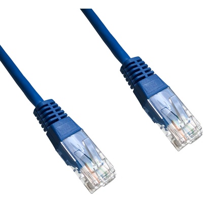 Datacom 1493 Kabel CAT5E, UTP, 0,25m, modrý – Zboží Živě