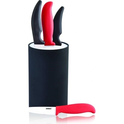 BANQUET Stojan na nože CULINARIA Black 18 cm, se štětinami