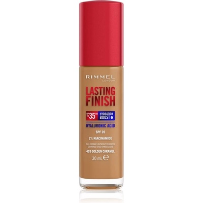 Rimmel Lasting Finish 35H Hydration Boost hydratačný make-up SPF20 403 Golden Caramel 30 ml