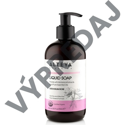 Alteya Organics tekuté mydlo Muškát & Ruža Bio 250 ml