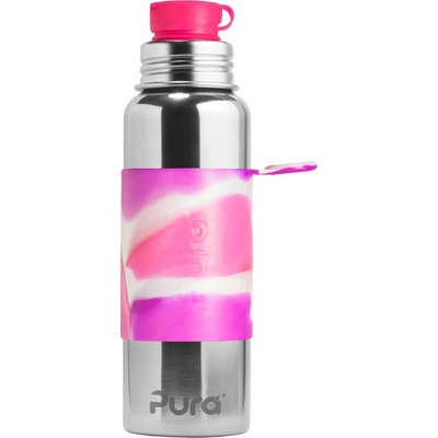 Pura nerezová láhev se sportovním uzávěrem 850 ml Pink White