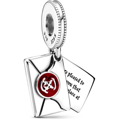 P&J Jewellery Stříbrný visací přívěsek Dopis z Bradavic HP13