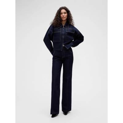 GAP Džínsy High Rise GapStudio by Zac Posen Tmavomodrá