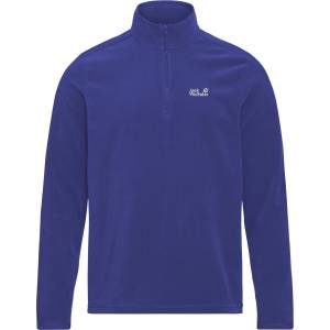 Jack Wolfskin Мъжки поларен пуловер Jack Wolfskin Taunus 100 Halfzip Fleece jumper - Glow Ink (005-7014-0511)