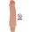 ToyJoy Get Real Dual Density Big Vibrator 9 Inch Light Skin