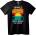 NOONEBRAND Тениска Лятна Santa Monica CA - 2XL, Black