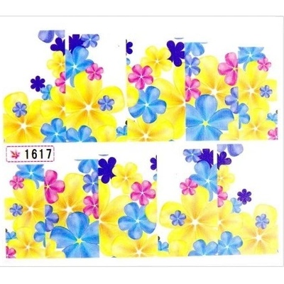 Vodolepky na nechty kvety 1617