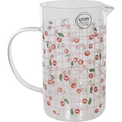 Kitchen goods КАНА СТЪКЛЕНА 873285 10х14х17см С ГОРСКИ ПЛОДОВЕ (873285)