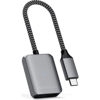 Satechi Адаптер Satechi - ST-UCAPDAM, USB-C/жак 3.5 mm/PD, сив (ST-UCAPDAM)