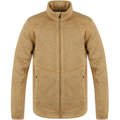 Husky pánský fleecový svetr na zip Alan M beige
