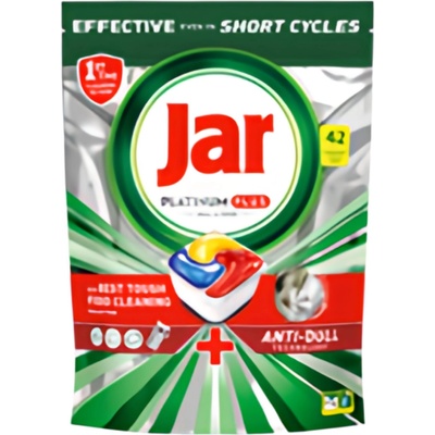 Jar Platinum Plus Anti-dull All in One Kapsle do myčky 42 ks