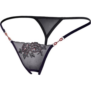 Cottelli Collection Прашка с бродерия и отворено дъно