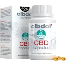 Cibdol Gélové kapsuly 40% CBD, 4000 mg CBD, 60 kapsúl