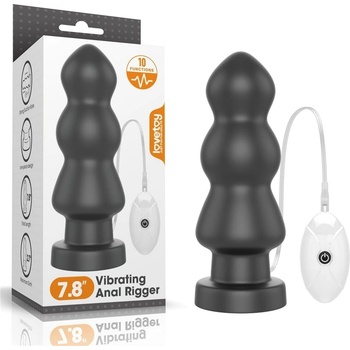 ostatní 7.8" Вибриращ анален щепсел King Sized