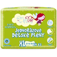 MonPeri plienky XL 12-16 kg 34 ks