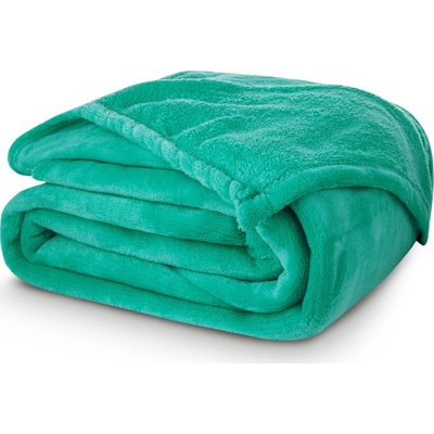 BedTex deka z mikroplyše CORAL FLEECE jednobarevná MENTOLOVÁ 150x200