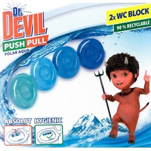 Dr. Devil Polar Aqua Push Pull WC blok bez košíka 2 x 20 g