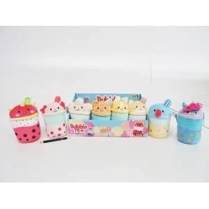 EPEE Bubble Tea Mascot Bablusie 21 cm Strawberry Creation Axolotl
