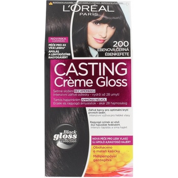 L'Oréal Casting Creme Gloss 200 ebenová černá 48 ml