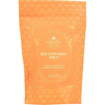 Harney & Sons Hot Cinnamon Spice černý skořicový čaj 50 sáčků