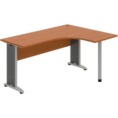 OFFICE PRO s.r.o. HOBIS kancelársky stôl pracovný tvarový, ergo ľavý - CE 60 L, čerešňa