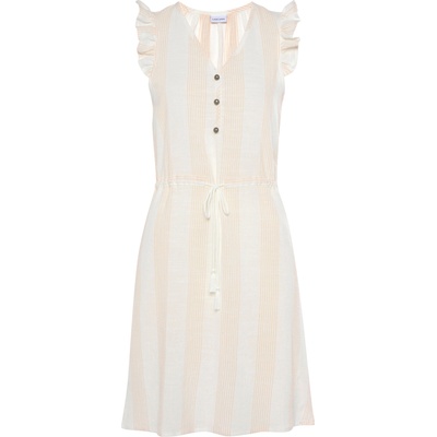 LASCANA Плажна рокля бежово, бяло, размер 42